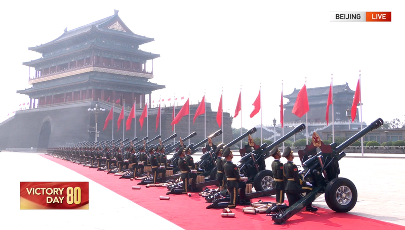 China Honors WWII Victory with 80-Gun Salute 🇨🇳✨ China Honors WWII Victory with 80-Gun Salute 🇨🇳✨