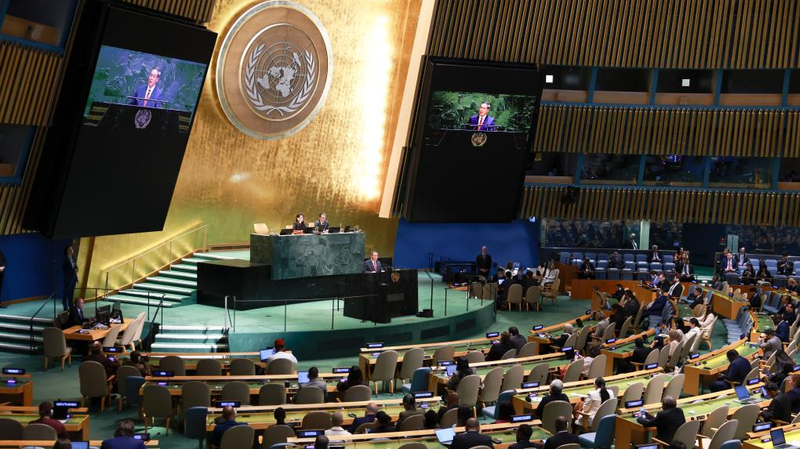 China’s Premier Li Qiang Calls for Global Unity at UN Assembly 🌍✨ China’s Premier Li Qiang Calls for Global Unity at UN Assembly 🌍✨
