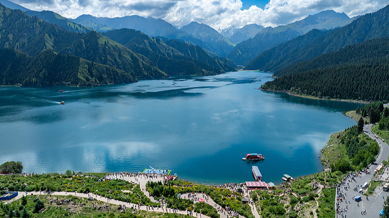 🌊 Discover Tianchi Lake: Xinjiang’s Hidden Alpine Gem 🌲 🌊 Discover Tianchi Lake: Xinjiang’s Hidden Alpine Gem 🌲 video poster