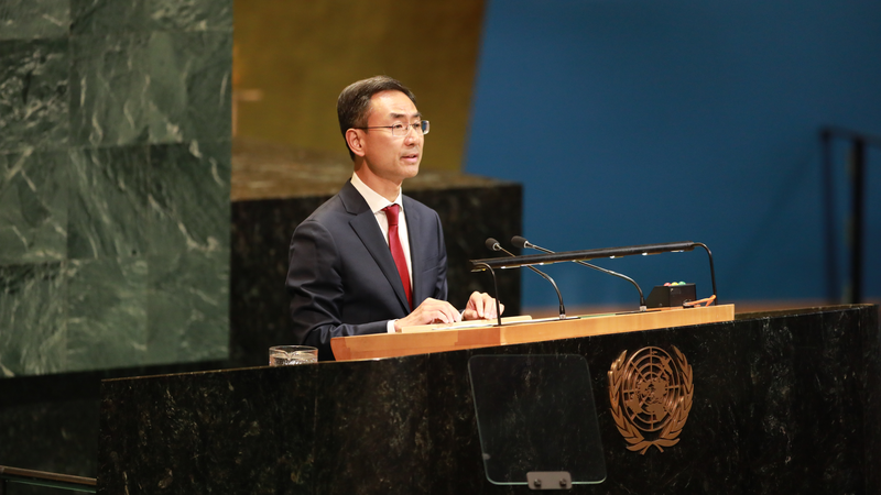 7R7RACNML7PNG3EI9BKC - 🌍NewspaperAmigo – Your Global News Buddy 🗞️ China Urges Global Unity at UN: Multilateralism in Focus 🌐✊