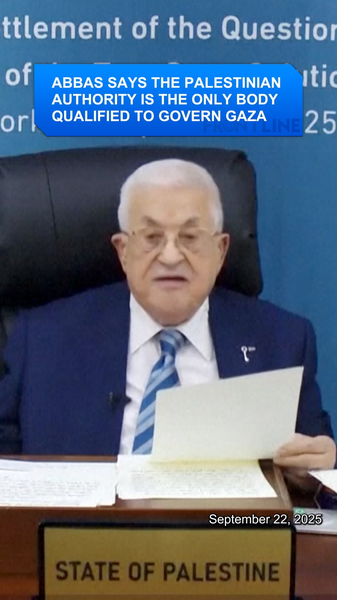 Abbas: Palestinian Authority Must Lead Gaza Post-Conflict πβοΈ Abbas: Palestinian Authority Must Lead Gaza Post-Conflict πβοΈ video poster