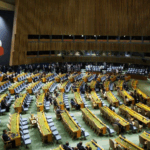 CFJA7M1YAXTC2SM6OAWB - 🌍NewspaperAmigo – Your Global News Buddy 🗞️ Empty Chairs Speak Volumes: Global Snub for Netanyahu at UN 🌍✊