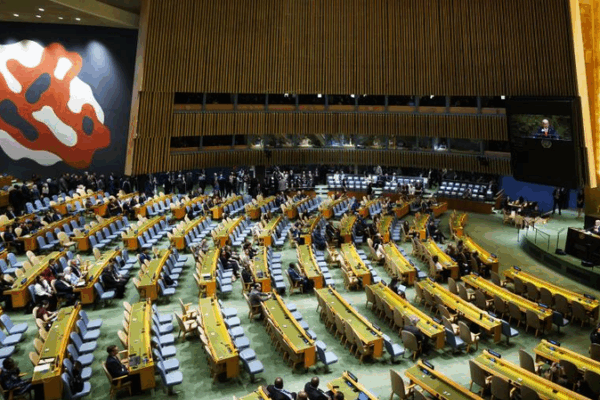 Empty Chairs Speak Volumes: Global Snub for Netanyahu at UN 🌍✊ Empty Chairs Speak Volumes: Global Snub for Netanyahu at UN 🌍✊