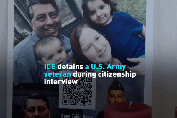 U.S. Army Veteran Detained in ICE Citizenship Interview Shock ๐โ๏ธ U.S. Army Veteran Detained in ICE Citizenship Interview Shock ๐โ๏ธ video poster