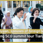 JAPDJ0QWSFJKCY740TLI - 🌍NewspaperAmigo – Your Global News Buddy 🗞️ Peng Liyuan Hosts SCO Spouses on Cultural Tour in Tianjin 🌸🚢 video poster