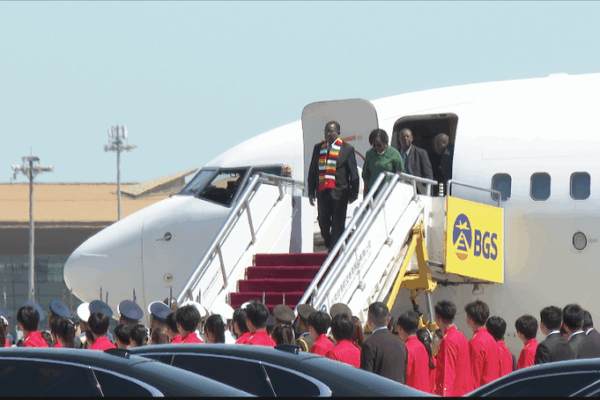 Zimbabwe President Joins China’s V-Day Celebrations in Beijing 🌏✈️ Zimbabwe President Joins China's V-Day Celebrations in Beijing 🌏✈️ video poster