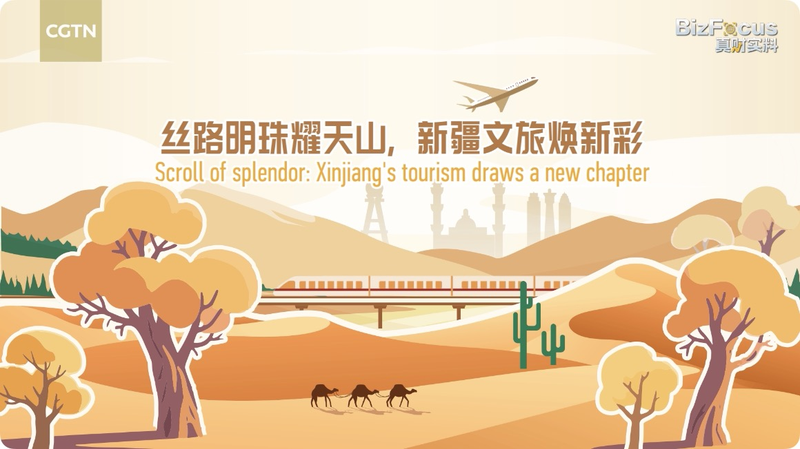 Xinjiang’s Tourism Boom: From 88 to 300M Visitors 🌄✨ video poster