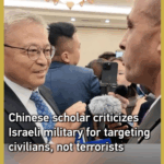 Chinese Scholar Condemns Israeli Military Actions at Beijing Forum 🕊️✊ video poster
