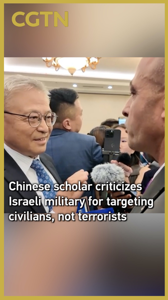 Chinese Scholar Condemns Israeli Military Actions at Beijing Forum 🕊️✊ video poster