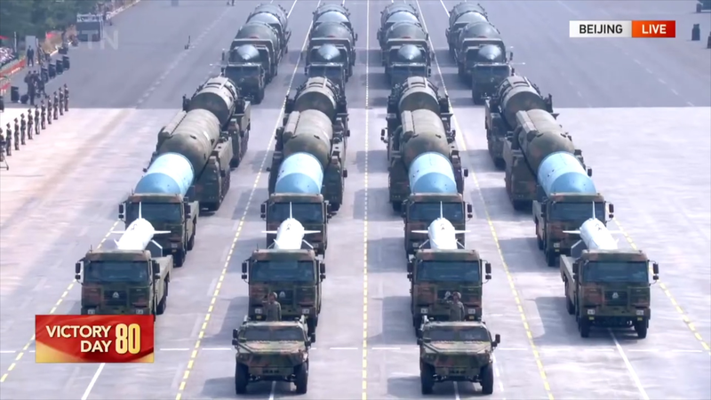 China Unveils Hypersonic ‘New Sword’ in Military Parade 🚀⚔️ China Unveils Hypersonic 'New Sword' in Military Parade 🚀⚔️ video poster