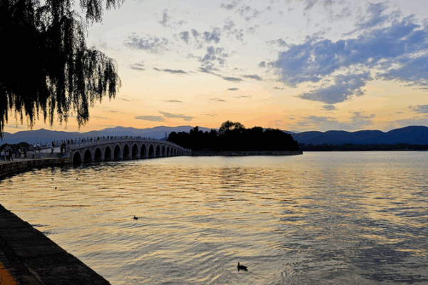 Beijing’s Summer Palace Glows in Stunning Sunset Spectacle 🌅✨ Beijing's Summer Palace Glows in Stunning Sunset Spectacle 🌅✨