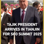 QK6YS7BHVSUBIEYDZK2D - 🌍NewspaperAmigo – Your Global News Buddy 🗞️ Tajik President Kicks Off SCO Summit in Tianjin 🌏✨ video poster