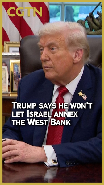 Trump Vows to Block Israel’s West Bank Annexation Plan 🚫🇮🇱 video poster