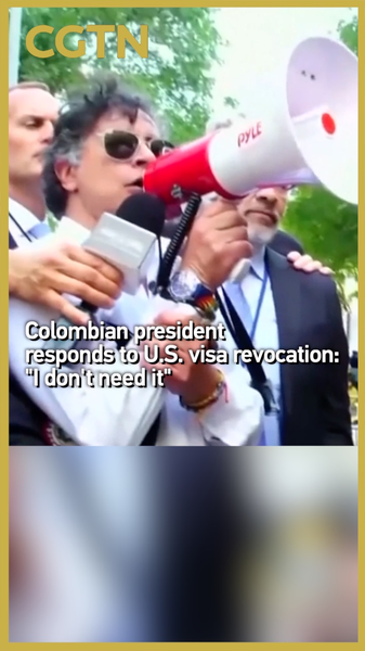 Colombian President Claps Back at U.S. Visa Revocation 🛂✈️ Colombian President Claps Back at U.S. Visa Revocation 🛂✈️ video poster