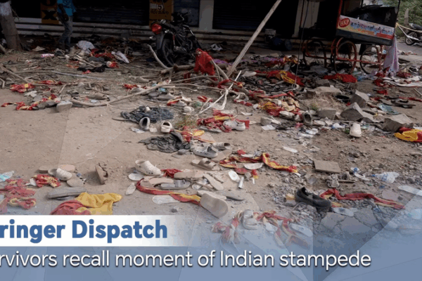 Tragic Stampede at Indian Political Rally Leaves 41 Dead 🚨 Tragic Stampede at Indian Political Rally Leaves 41 Dead 🚨 video poster