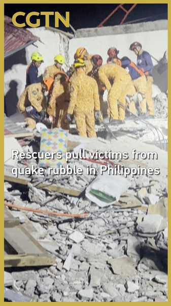 Rescuers Race Against Time After Philippines Quake 🌍💔 video poster