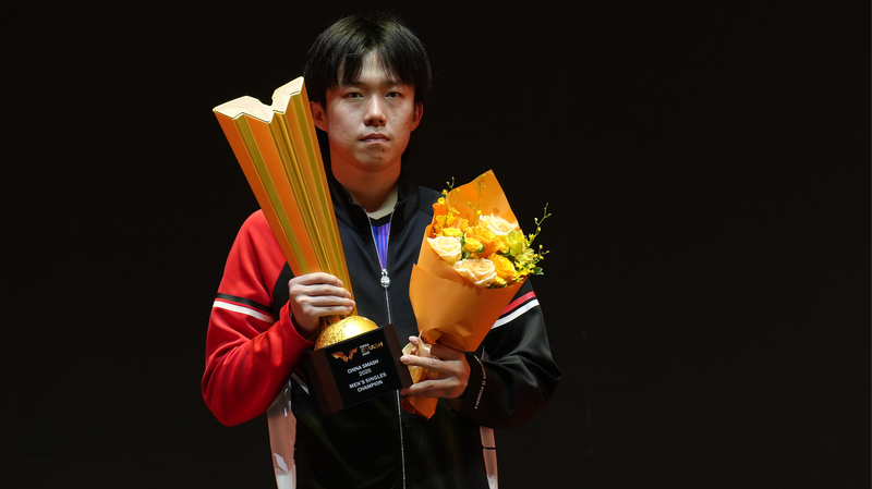 3EPC5NXUPIGA6ICJ9NRC - ๐NewspaperAmigo โ Your Global News Buddy ๐๏ธ Wang Chuqin Dominates WTT China Smash with Triple Crown ๐๐จ๐ณ