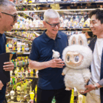 🍎 Tim Cook Kicks Off China Trip with Labubu Pop Art Celebration 🎉