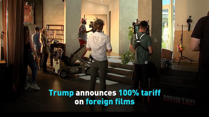 Trump Slaps 100% Tariff on Foreign Films 🎥💥 video poster
