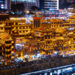Chongqing’s Hongyadong Lights Up National Day Holidays 🏮✨