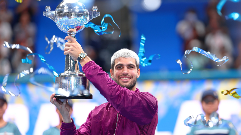 Carlos Alcaraz Clinches Japan Open Title 🎾, Skips Shanghai Masters Carlos Alcaraz Clinches Japan Open Title 🎾, Skips Shanghai Masters