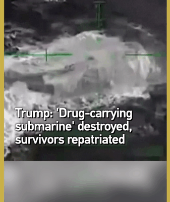 U.S. Strikes Drug Sub in Caribbean ๐โ๏ธ U.S. Strikes Drug Sub in Caribbean ๐โ๏ธ video poster