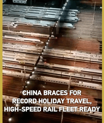 China’s High-Speed Rail Gears Up for Historic Holiday Travel Rush 🚄🌕 China’s High-Speed Rail Gears Up for Historic Holiday Travel Rush 🚄🌕 video poster