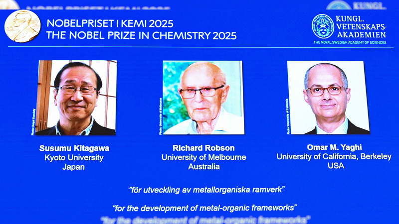 Nobel Chemistry Win: MOFs Revolutionize Climate & Water Solutions 🌍✨ Nobel Chemistry Win: MOFs Revolutionize Climate & Water Solutions 🌍✨