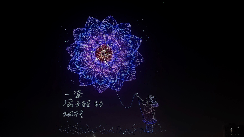 EXTHEF3MBJ3X4CZNGK81 - 🌍NewspaperAmigo – Your Global News Buddy 🗞️ Liuyang Lights Up Sky with Record-Breaking Drone Fireworks 🌟🎆 video poster