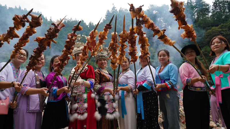 Grill Fest Unites Miao Village for National Day Celebrations 🎆🍢 Grill Fest Unites Miao Village for National Day Celebrations 🎆🍢