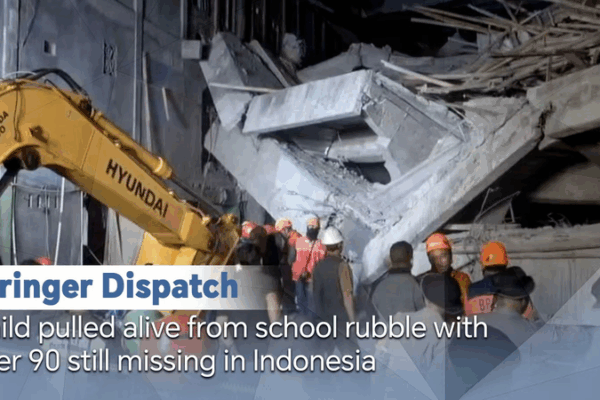 Miracle Rescue: Child Saved in Indonesia School Collapse 🚨👧 Miracle Rescue: Child Saved in Indonesia School Collapse 🚨👧 video poster