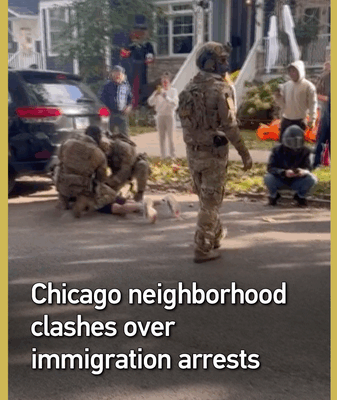 Chicago Clashes Erupt Over Immigration Arrests 🚨👥 Chicago Clashes Erupt Over Immigration Arrests 🚨👥 video poster