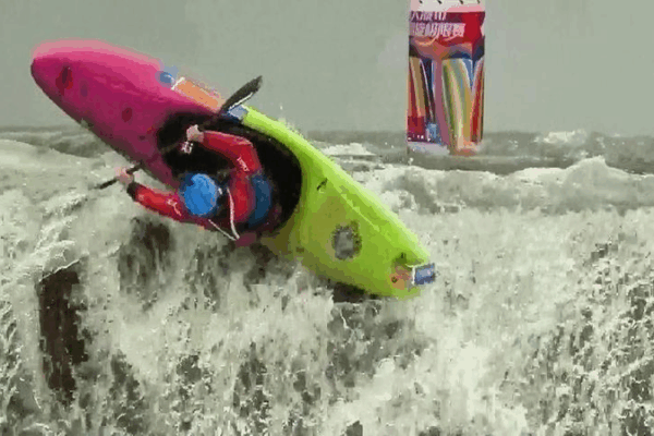 🌊🚣 Canoe Slalom Meets Epic Waterfall at China’s Huangguoshu! 🌊🚣 Canoe Slalom Meets Epic Waterfall at China’s Huangguoshu! video poster