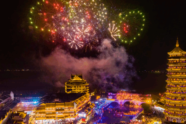 Huzhou Lights Up 2025 Holidays with Fireworks & Festivities ๐๐ Huzhou Lights Up 2025 Holidays with Fireworks & Festivities ๐๐