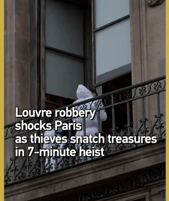 Louvre Heist: Masked Thieves Steal Treasures in 7 Minutes 🎭💎