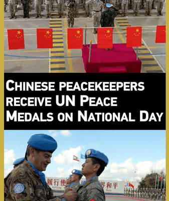 🇨🇳 Chinese Peacekeepers Shine on National Day with UN Medals 🎖️ 🇨🇳 Chinese Peacekeepers Shine on National Day with UN Medals 🎖️ video poster
