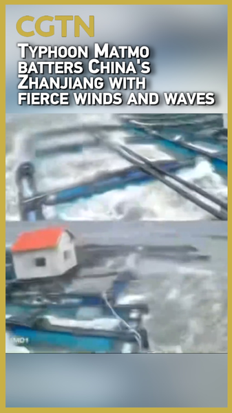 SQ91Z7MA845AEUVUN58G - 🌍NewspaperAmigo – Your Global News Buddy 🗞️ Typhoon Matmo Slams Zhanjiang: Coastal Chaos as Storm Surges Hit 🌀🌊 video poster
