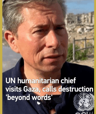 UN Official: Gaza’s Destruction ‘Beyond Words’ π¨π UN Official: Gaza's Destruction 'Beyond Words' π¨π video poster