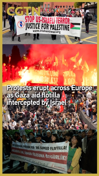 🌍 Protests Erupt in Europe Over Gaza Flotilla Interception 🌍 Protests Erupt in Europe Over Gaza Flotilla Interception video poster