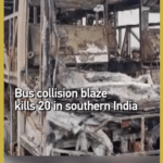 Tragic Bus Collision Sparks Deadly Fire in Southern India 🚌🔥 video poster