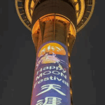 Ancient Chinese Art Lights Up NZ Sky Tower 🌕🎨
