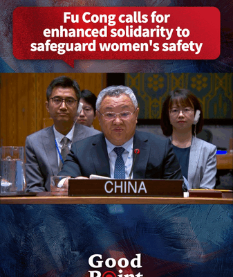 Fu Cong Urges Global Unity to Protect Women’s Safety 🌍✊ Fu Cong Urges Global Unity to Protect Women’s Safety 🌍✊ video poster