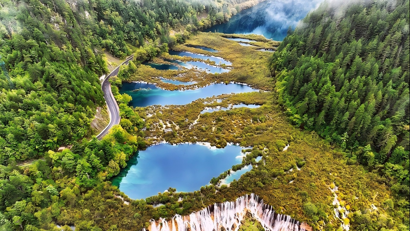 Nature’s Palette: Nuorilang Lakes Shine in Southwest China 🌿💧 video poster