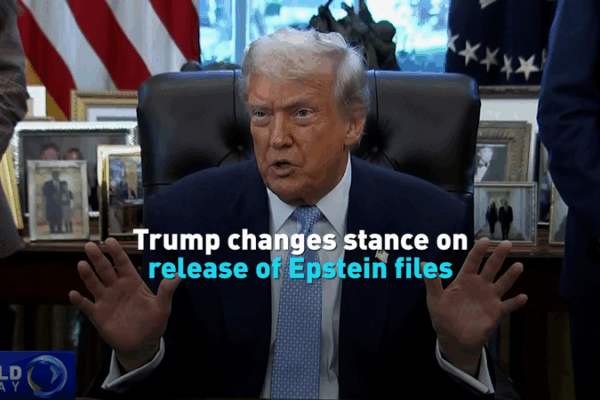 Trump Shifts Position on Epstein Files Release 🗂️ video poster