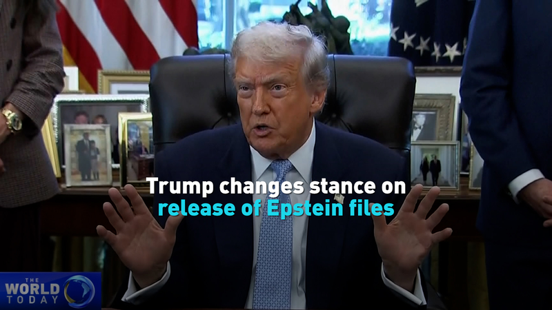 Trump Shifts Position on Epstein Files Release 🗂️ video poster