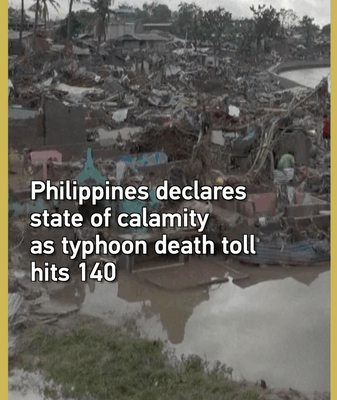 Philippines in Crisis as Typhoon Kalmaegi Claims 140 Lives 🌪️💔 video poster