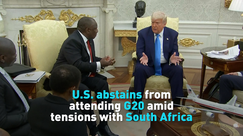 U.S. Skips G20 Summit Amid South Africa Tensions 🌍 video poster