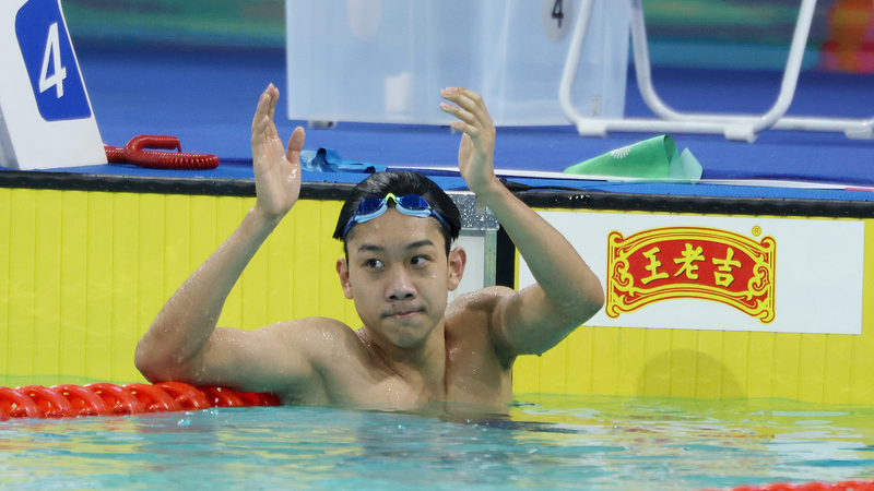 Zhang Zhanshuo Swims to 3rd Gold at China's National Games 🏊♂️✨