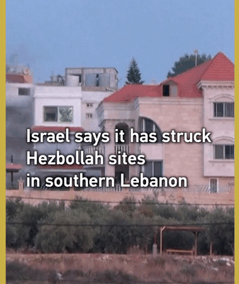 Israel Strikes Hezbollah Sites in Lebanon: Tensions Escalate 🚨 video poster
