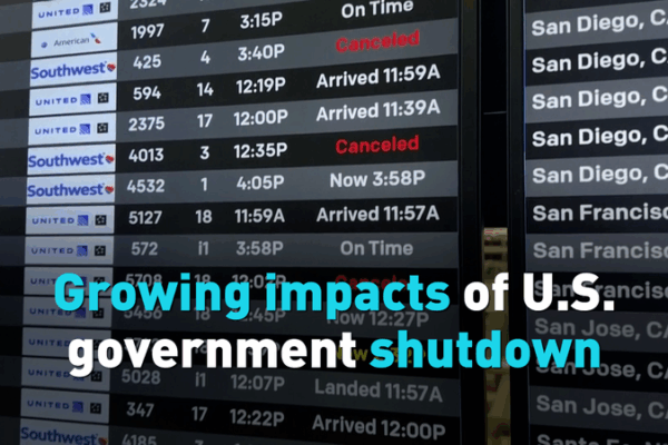 U.S. Government Shutdown Sparks Chaos: Flights Halted, Workers Unpaid ✈️💸 video poster